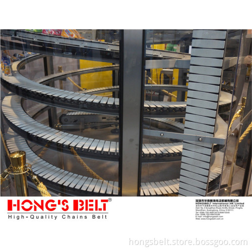 Beverage Spiral Plastic Chains Belt